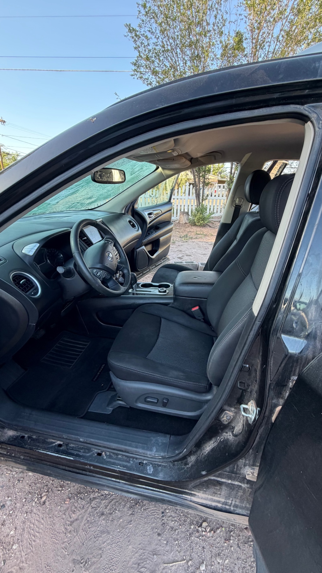 Nissan interior after detailing