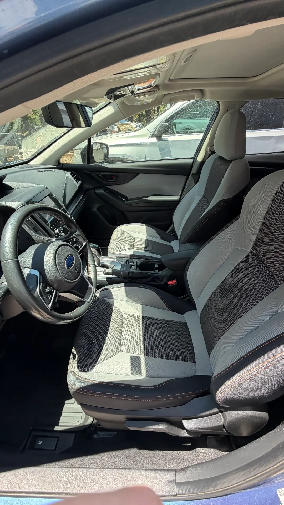 Subaru Crosstrek front interior after detail