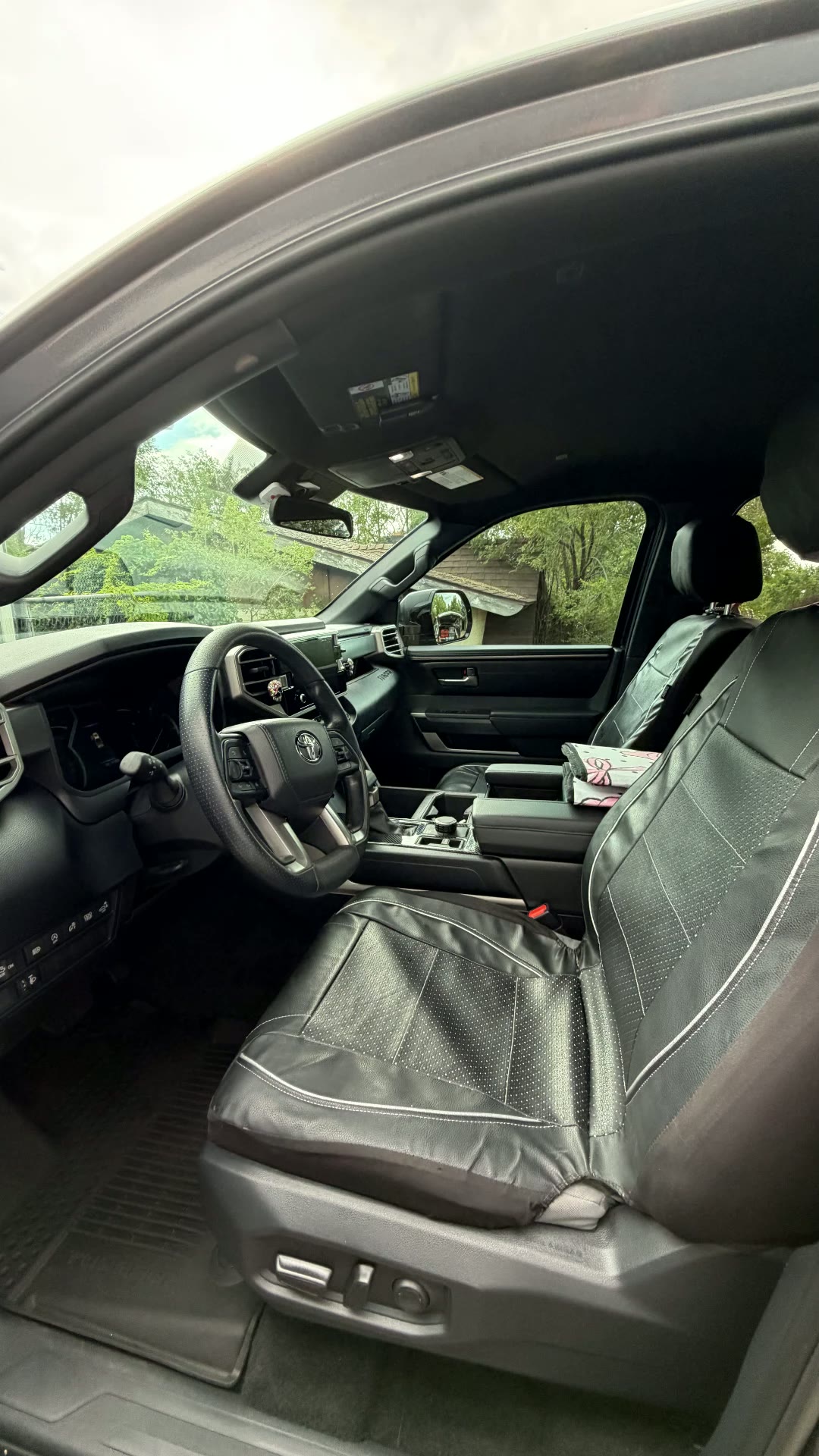 Toyota Tundra front interior after detail