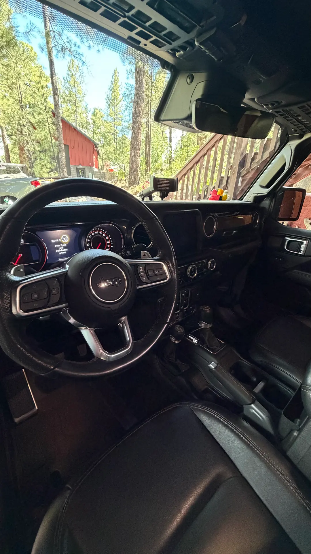 Jeep Wrangler dashboard after detail