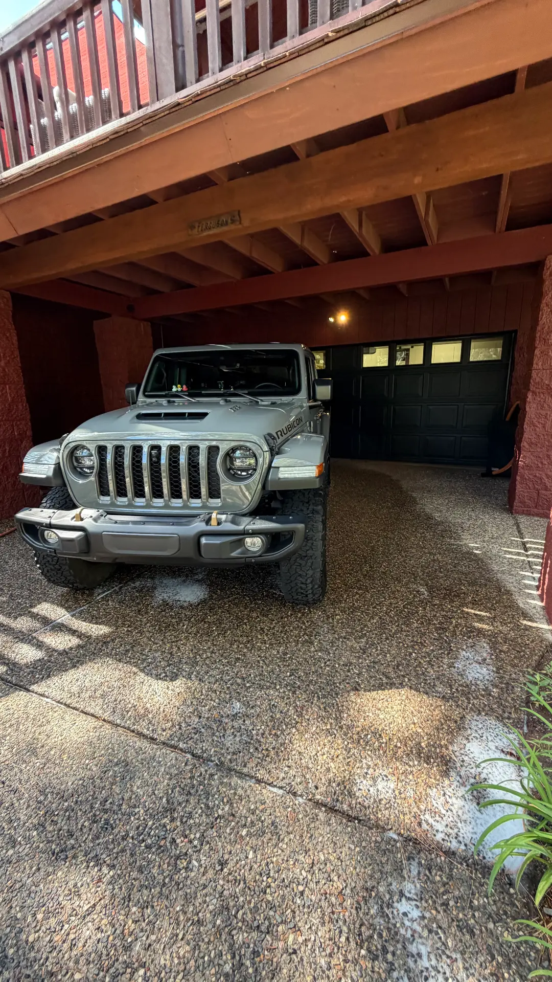 Jeep Wrangler Rubicon after detail