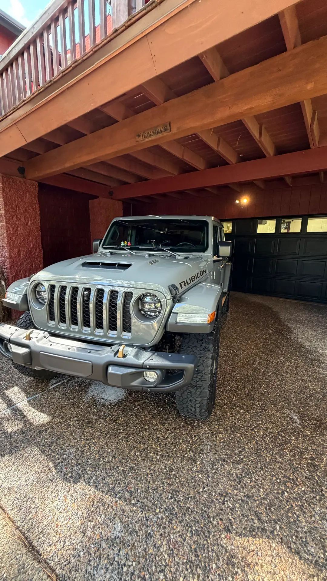 Jeep Wrangler Rubicon front view