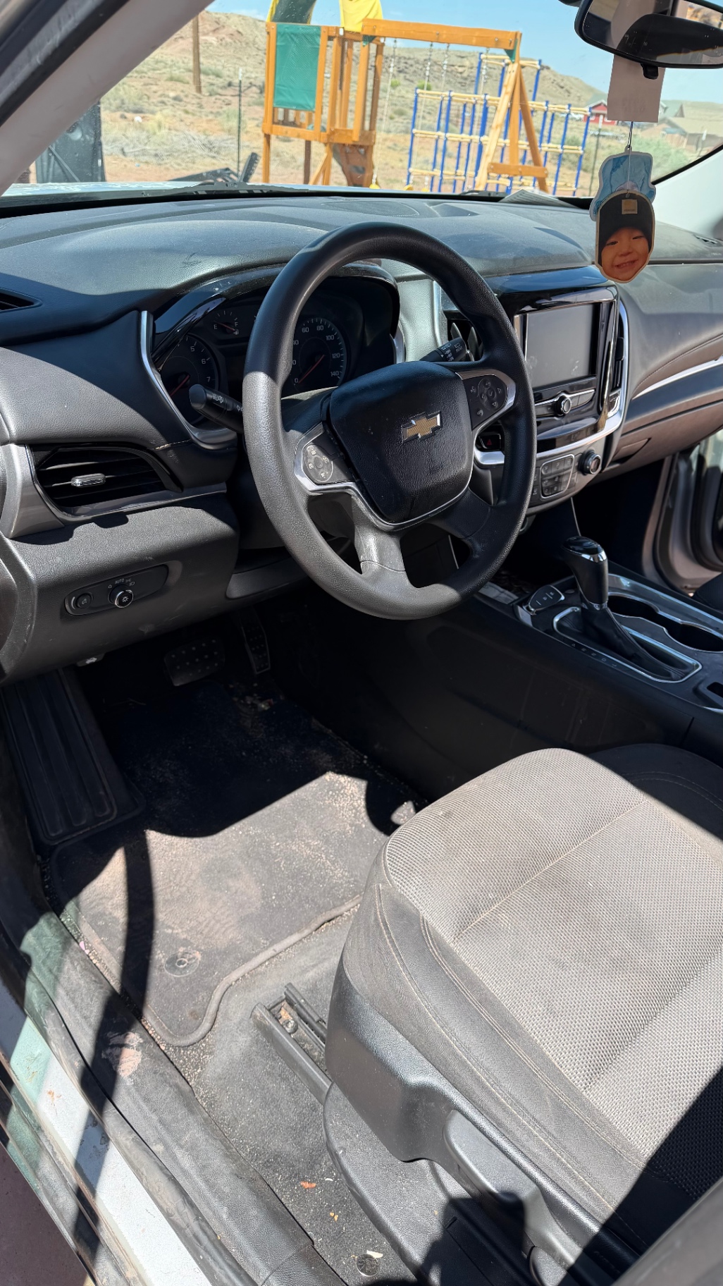Chevy interior before detailing