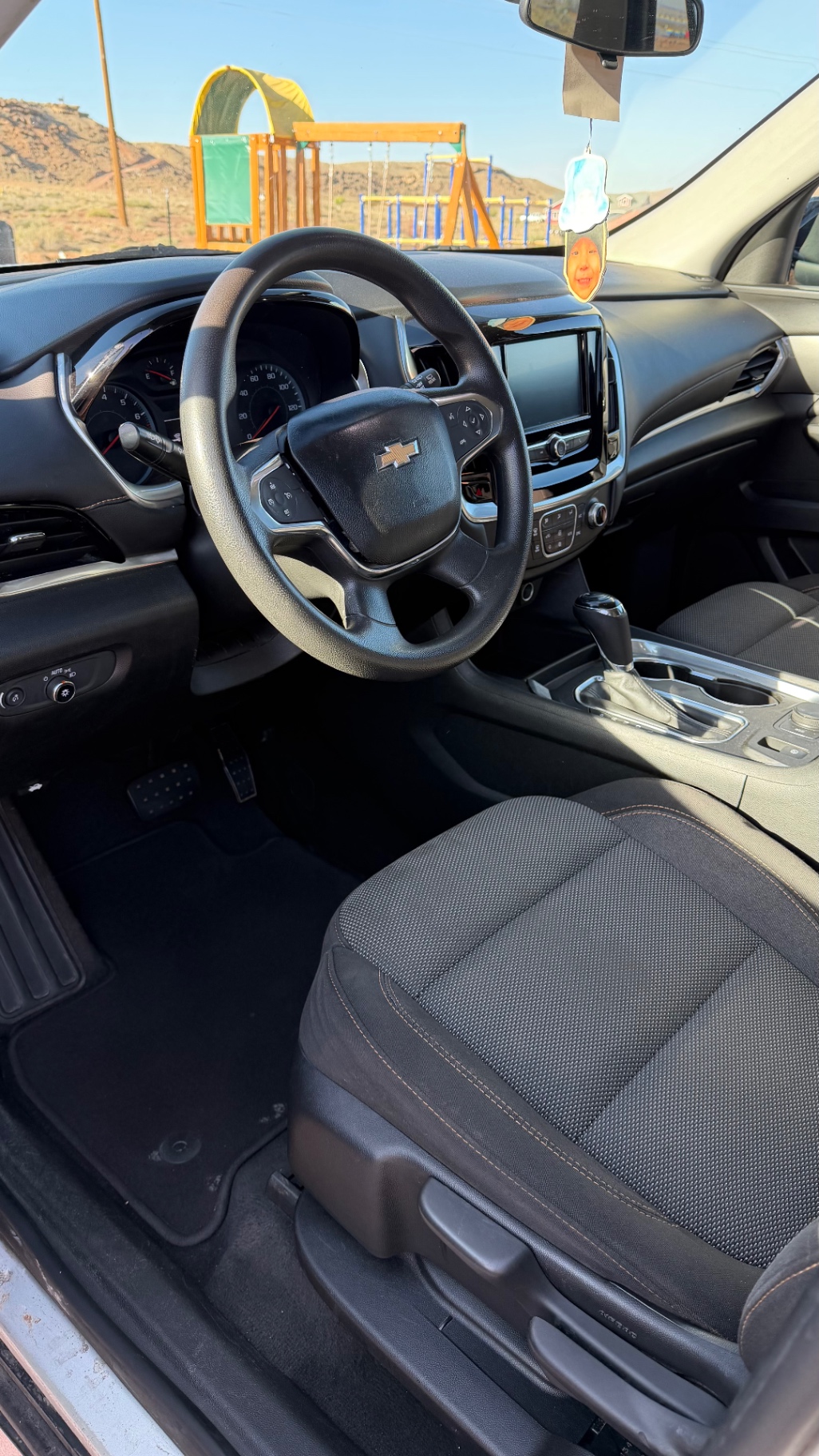 Chevy interior after detailing