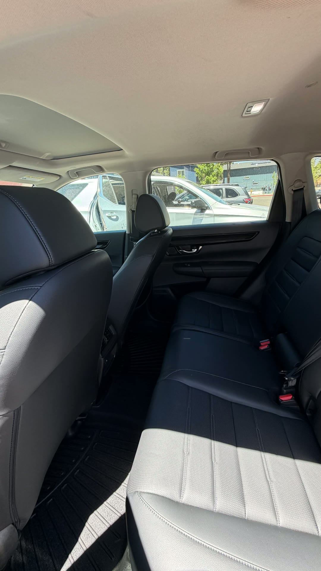 Honda CR-V rear seats after detail