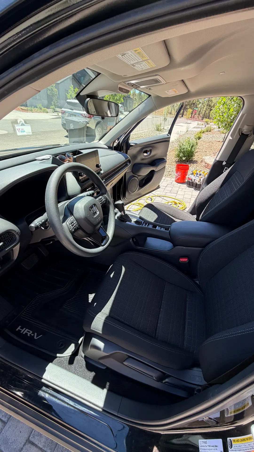 Honda HR-V front interior after detail