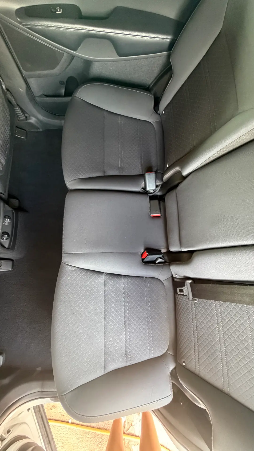 Kia Sorento rear bench after detail