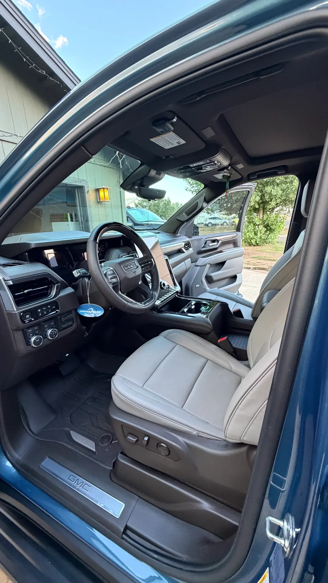 GMC Yukon Denali driver interior after detail
