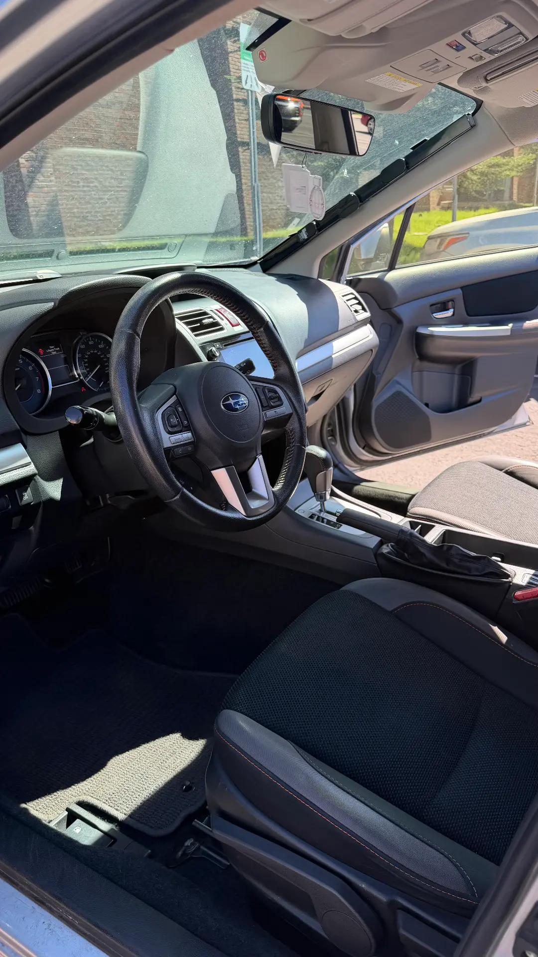 Subaru Crosstrek driver side interior after detail
