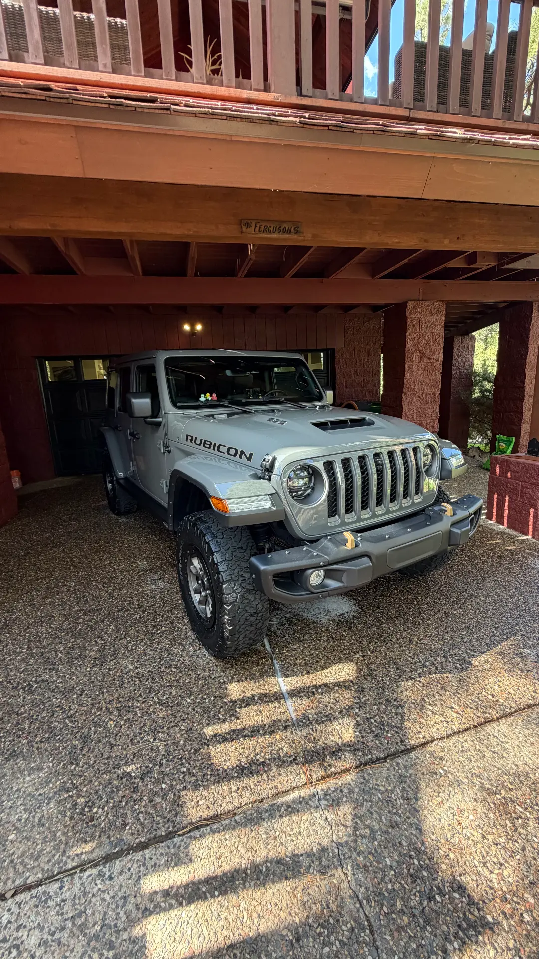 Jeep Wrangler Rubicon after wash