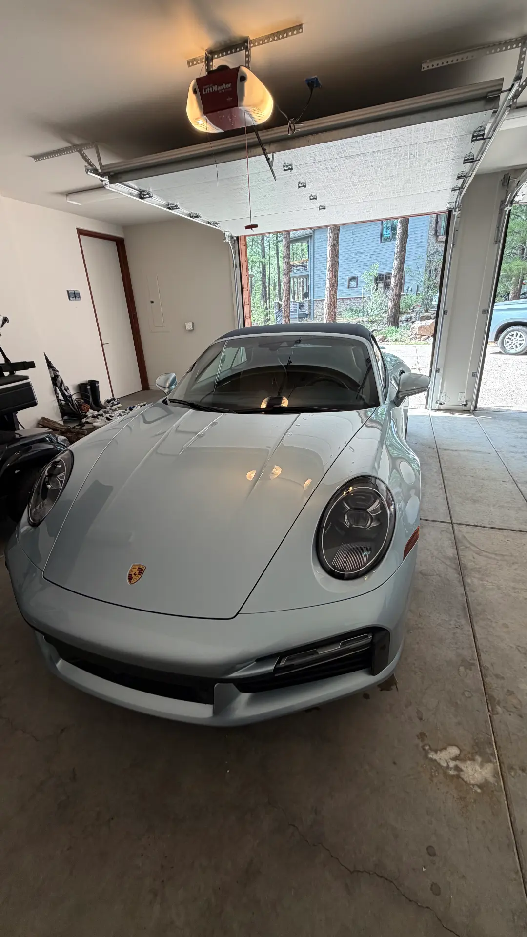 Porsche paint finish after correction