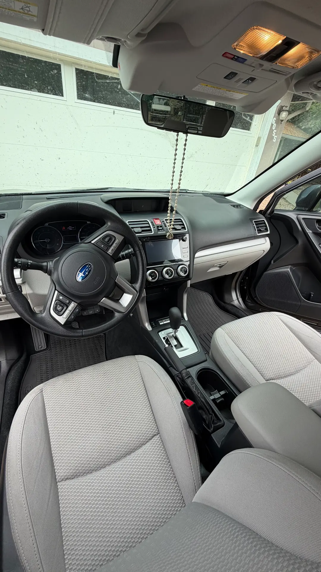 Subaru Forester dashboard after detail