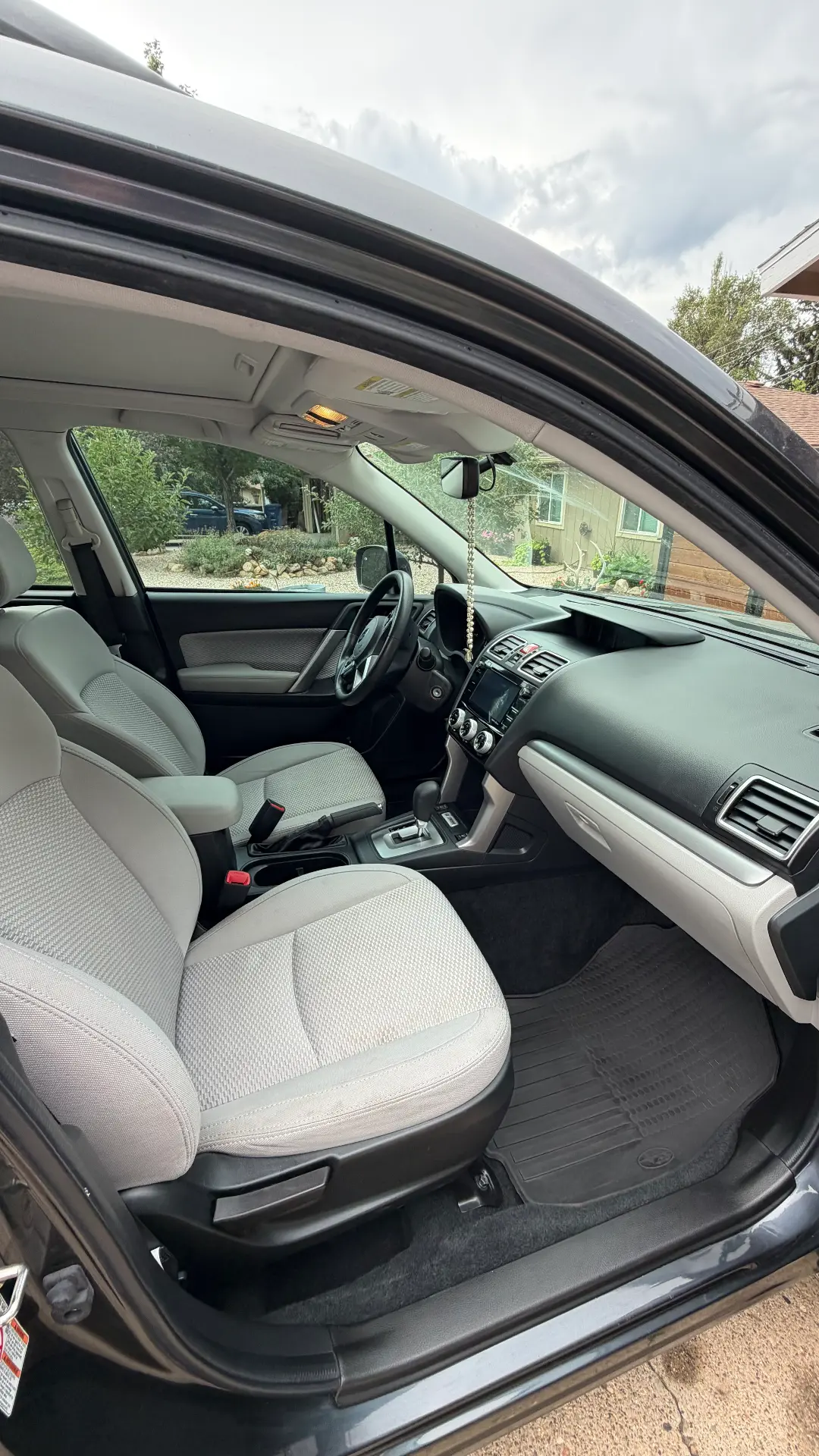 Subaru Forester front interior after detail