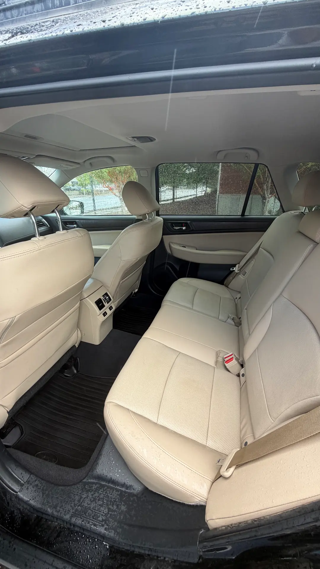 Subaru Outback rear bench after detail