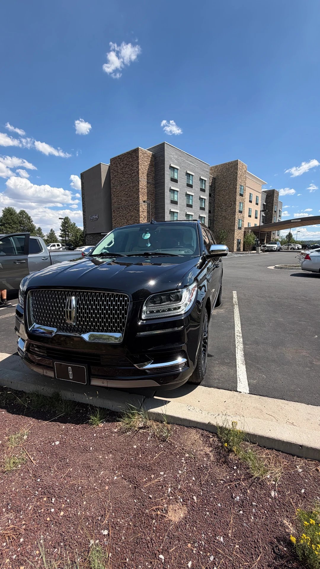 Black Lincoln Navigator after detail