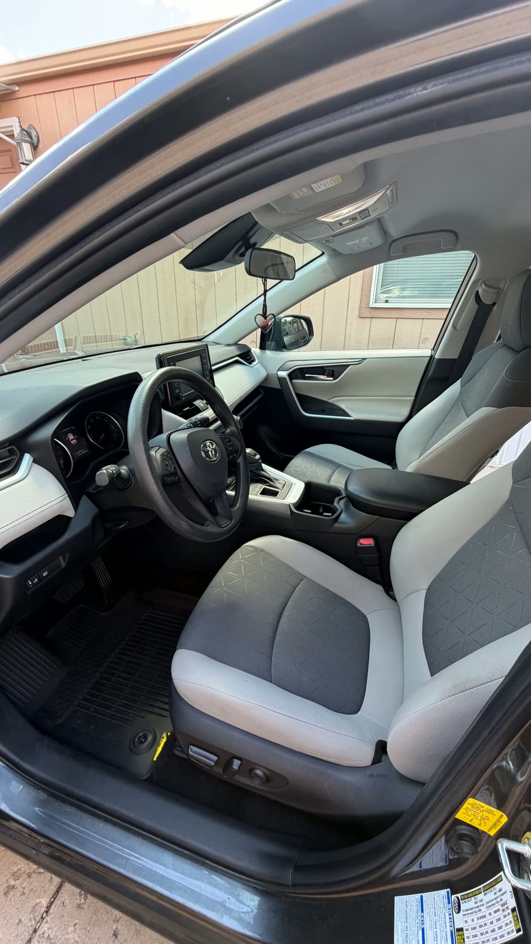 Toyota RAV4 front interior after detail
